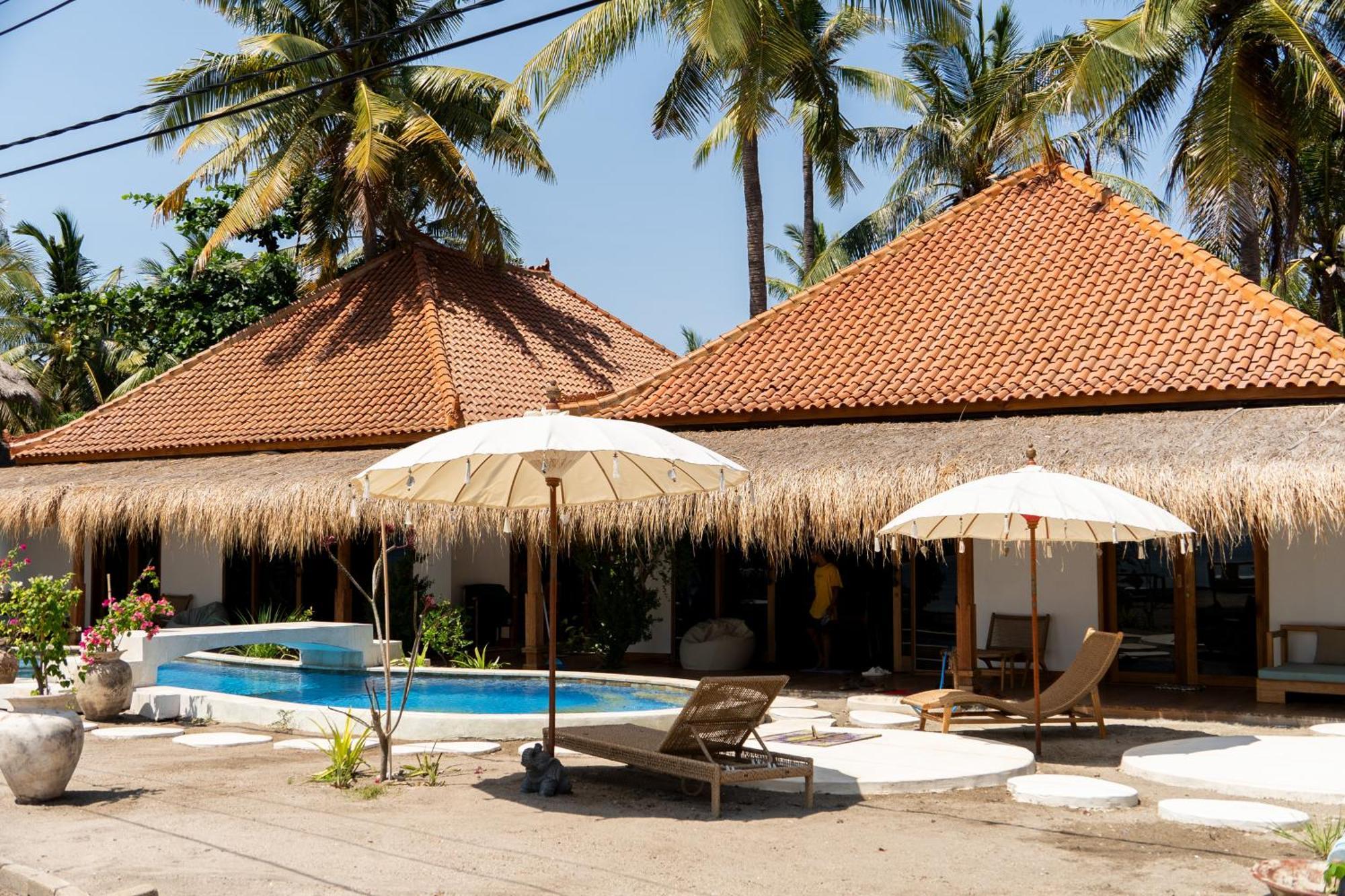 Mandala Beach Healing Rooms Gili Air Extérieur photo